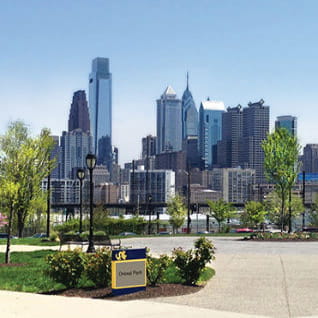 Drexel Park with Philadelphia Skyline