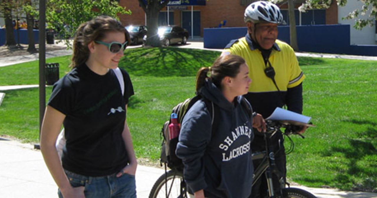 Students with Public Safety escort