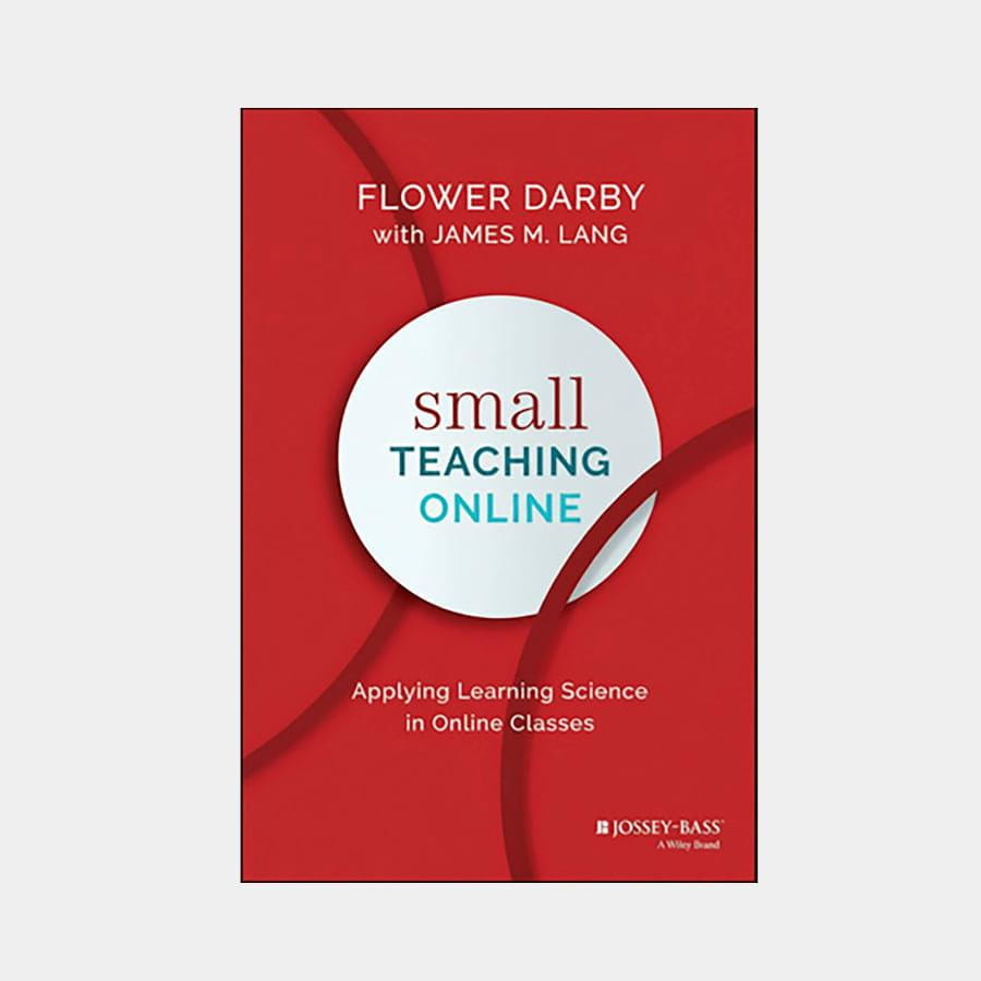 Book cover for small teaching online