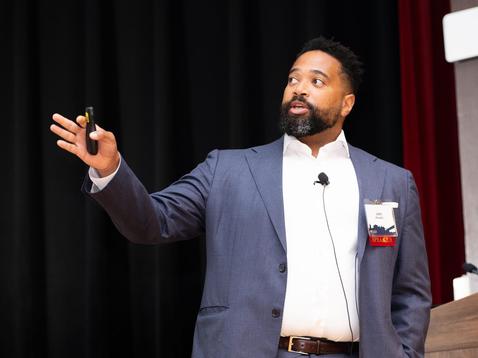John Pamplin II, PhD, MPH, speaks at the 2025 Urban Health Symposium