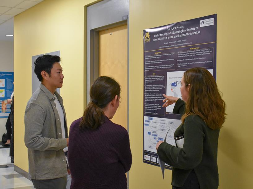 Doctoral Student Presenting at UHC Day