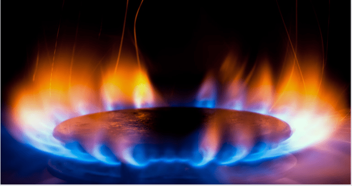 Ignited gas burner