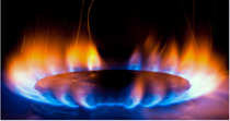 Ignited gas burner