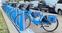 Bike share docking station in Philadelphia
