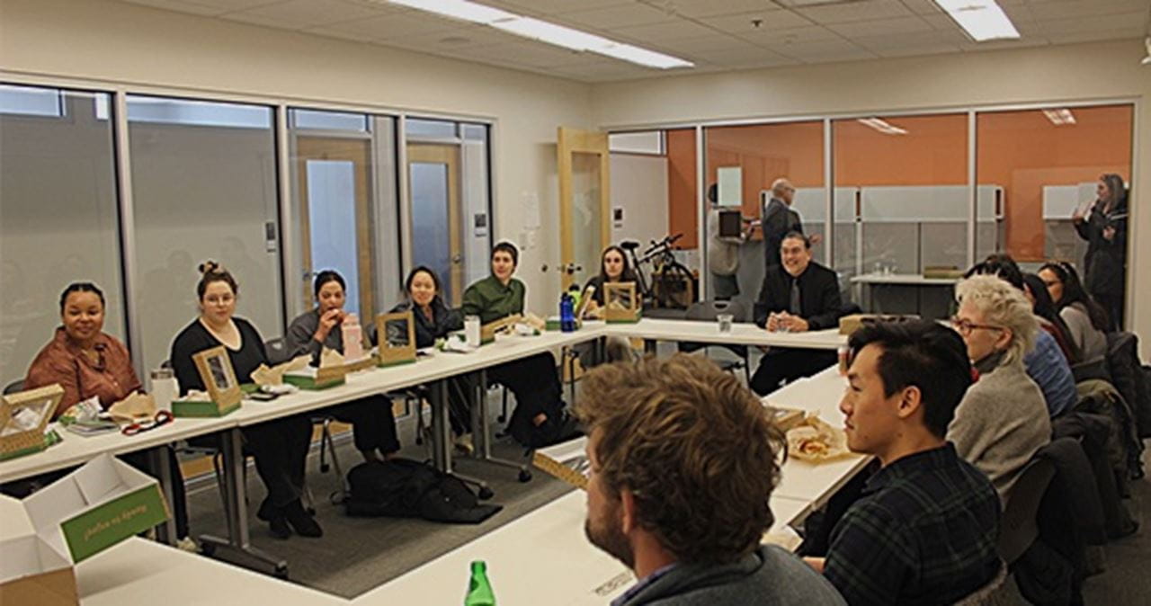 Census Director Robert Santos speaks with students at Drexel Dornsife School of Public Health