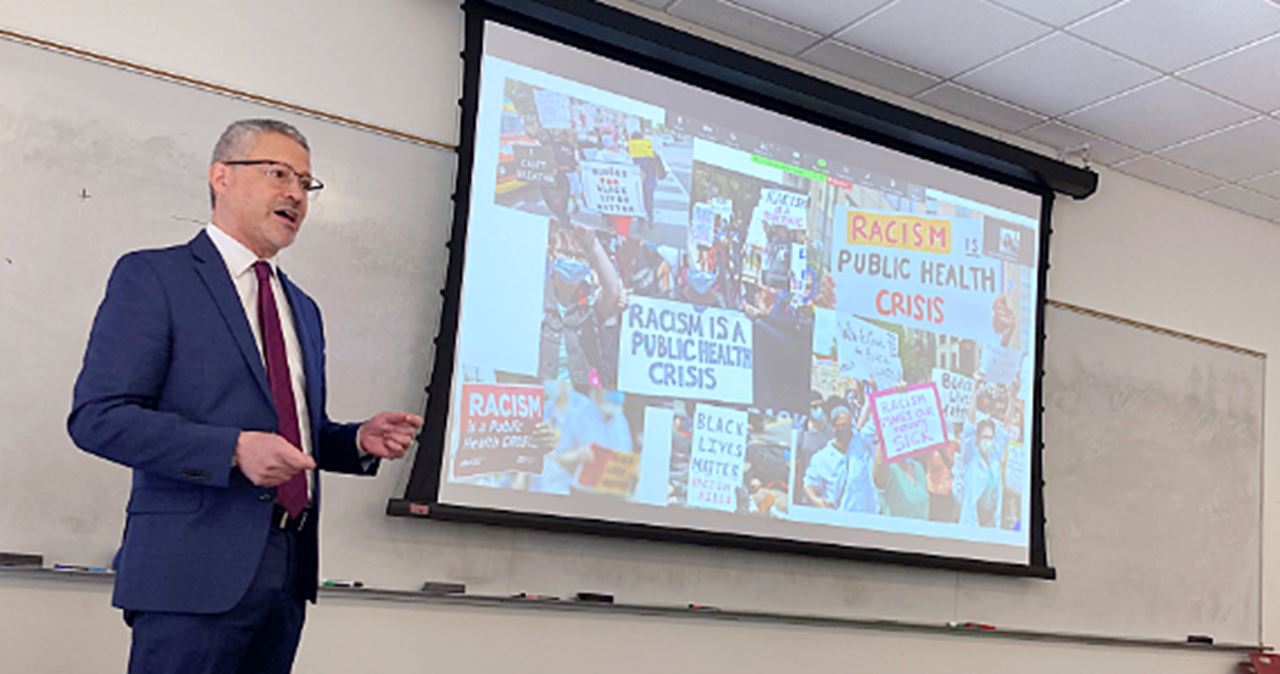 Dr. Brian D. Smedley speaks at the Urban Health Collaborative