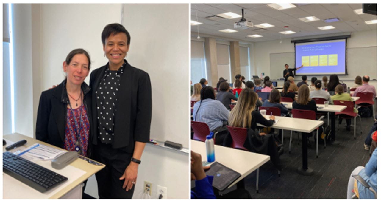 Dr. Keshia Pollack Porter and Dr. Mariana Lazo at the Drexel Urban Health Collaborative