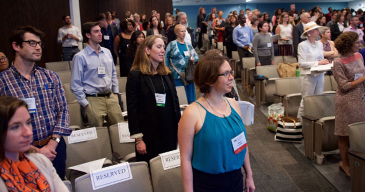 Crowd at Academic Event
