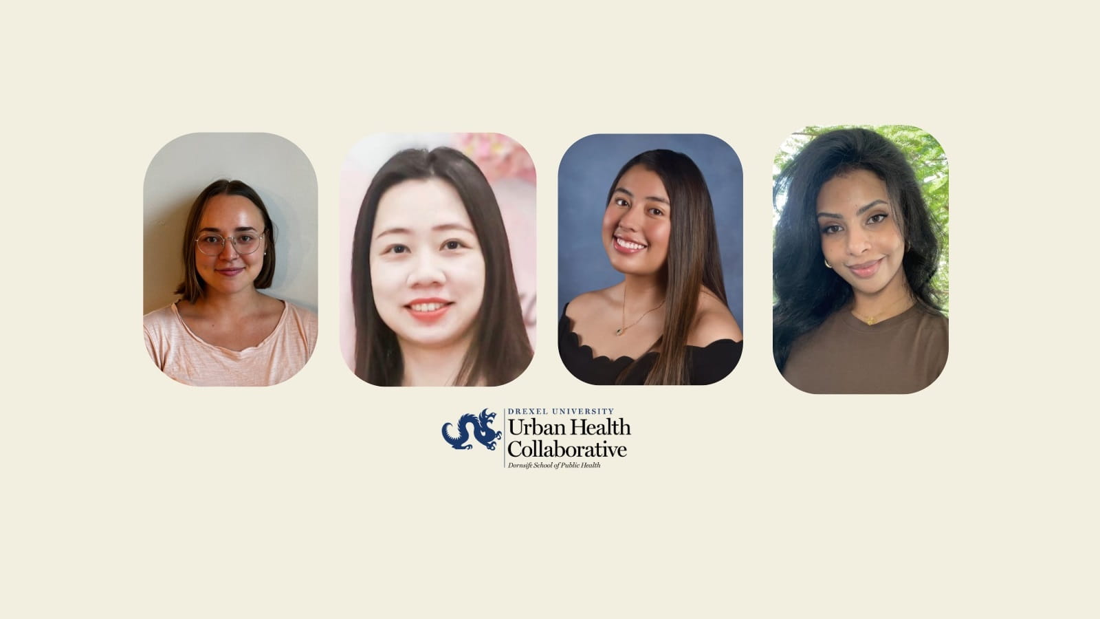 Headshots of the four 226 Urban Epidemiology Fellows
