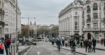 Street with people