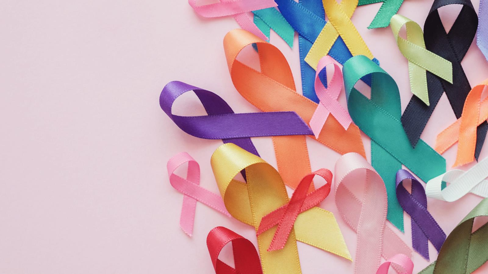 collection of cancer awareness ribbons