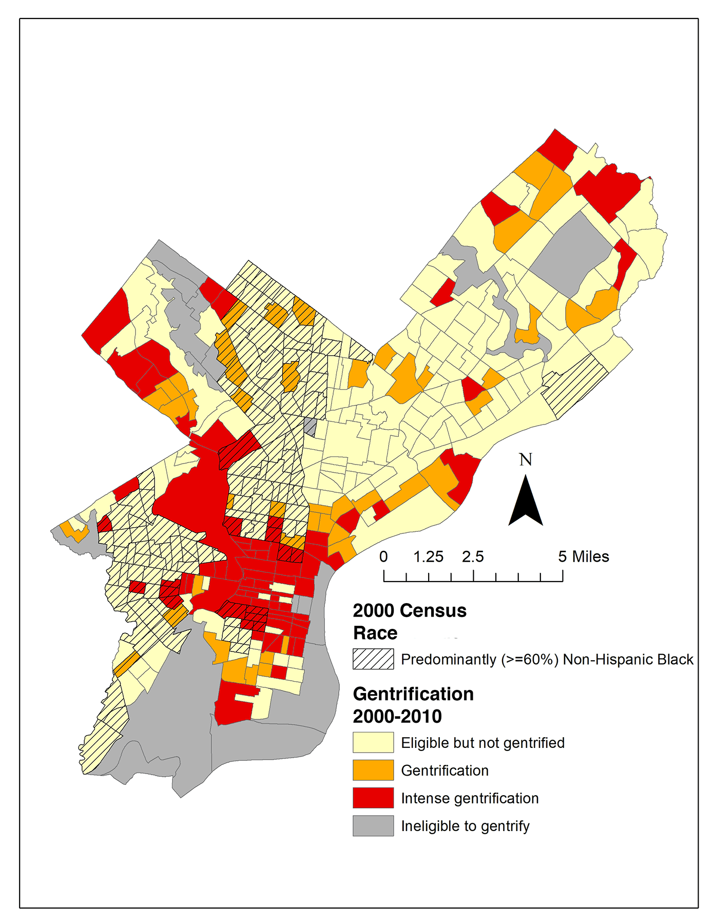 Gentrification Map 2000