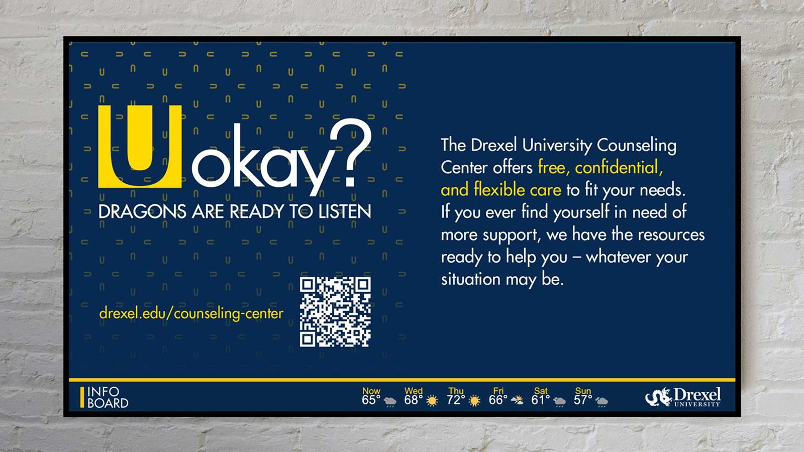 Drexels UOkay Information Board