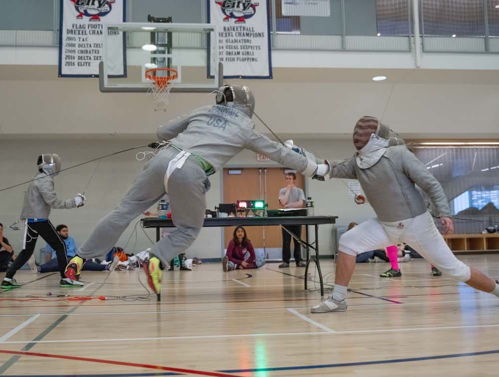 Students Fencing