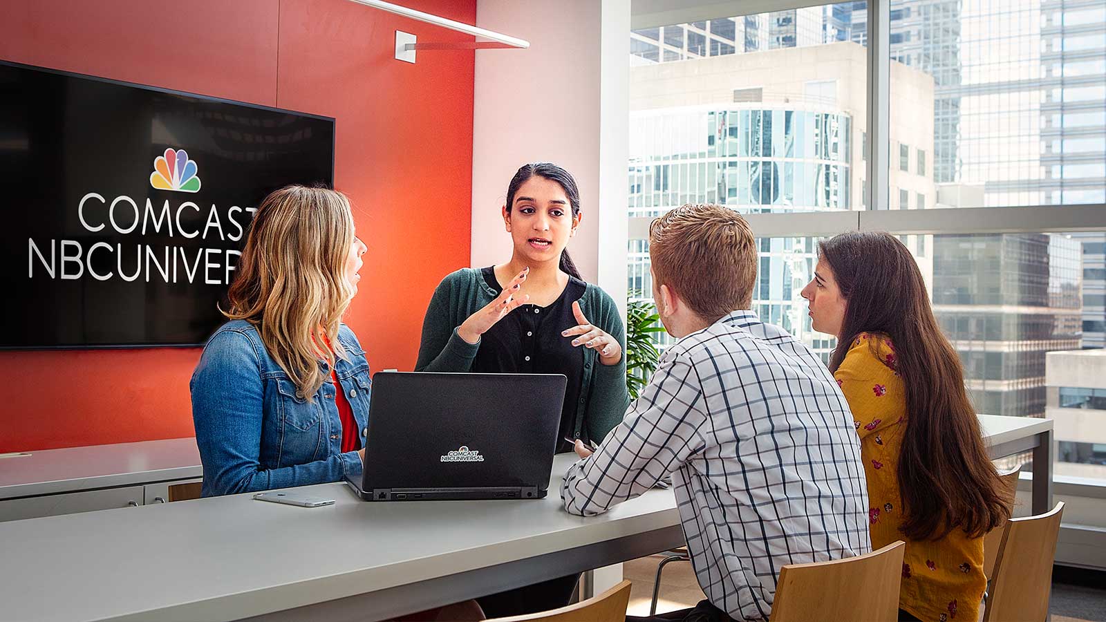 A Drexel student on a Co-Op at Comcast