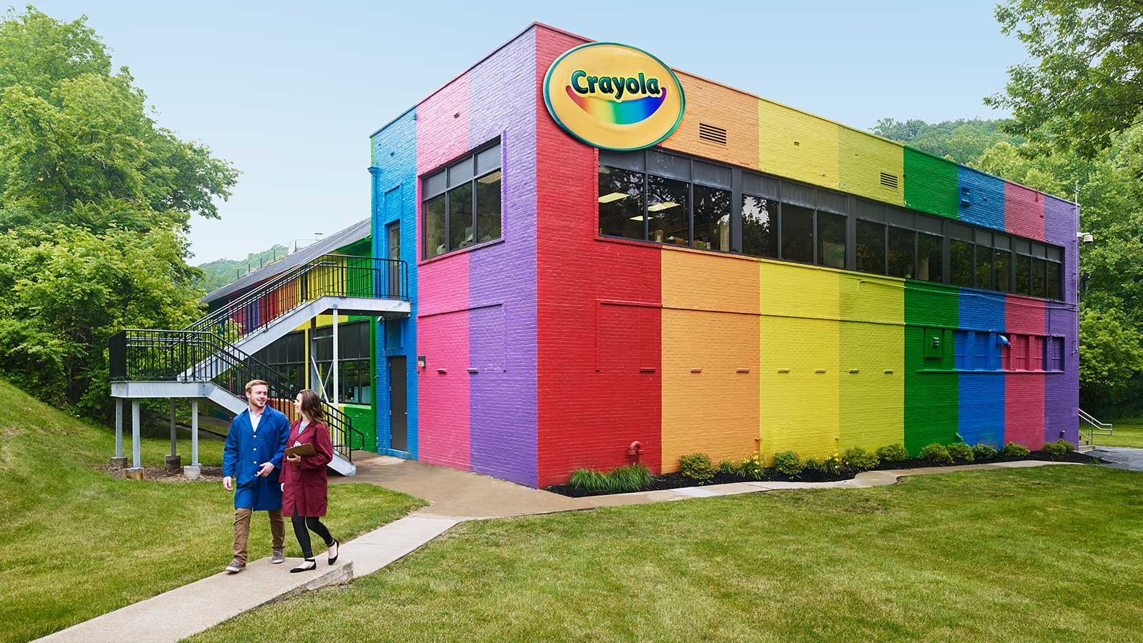 A Drexel student on a Co-Op at Crayola