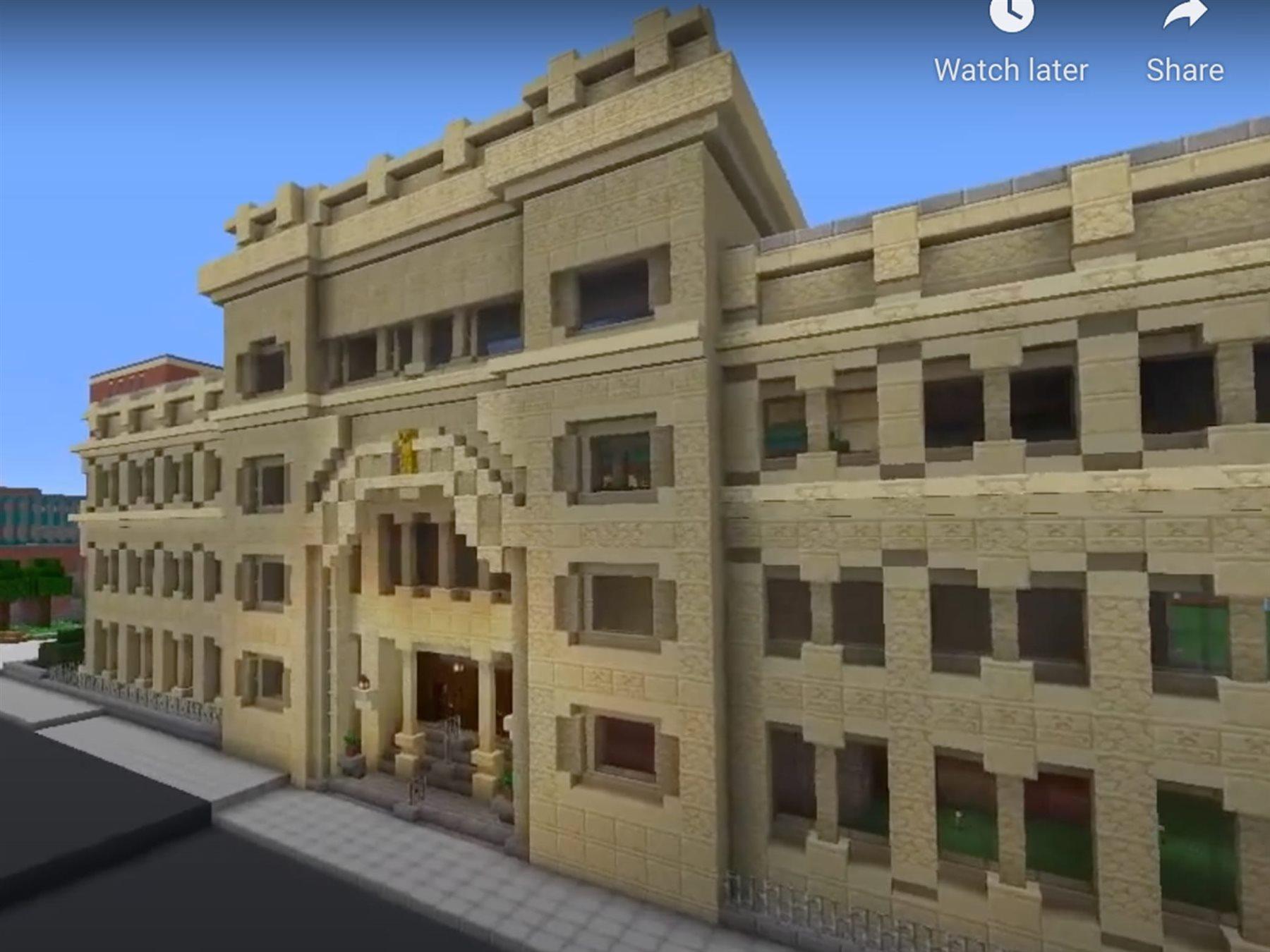 Main Building in Minecraft