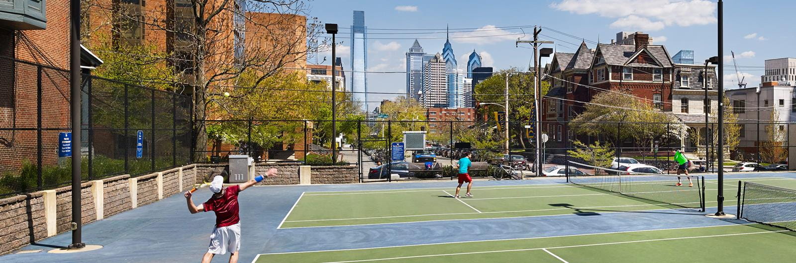 Drexel tennis courts