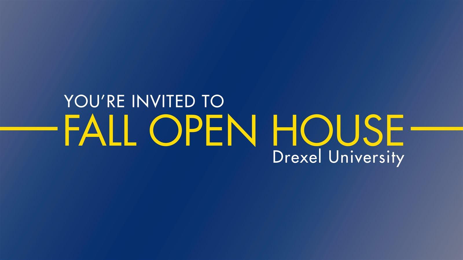 Drexel University Fall Open House
