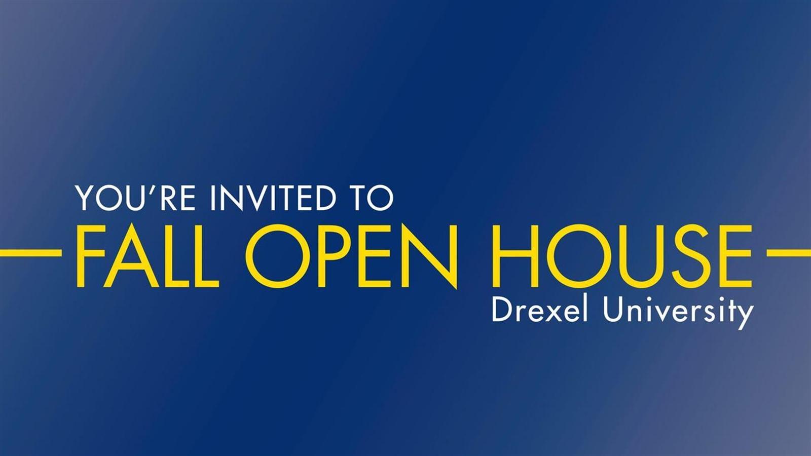 Drexel University Fall Open House