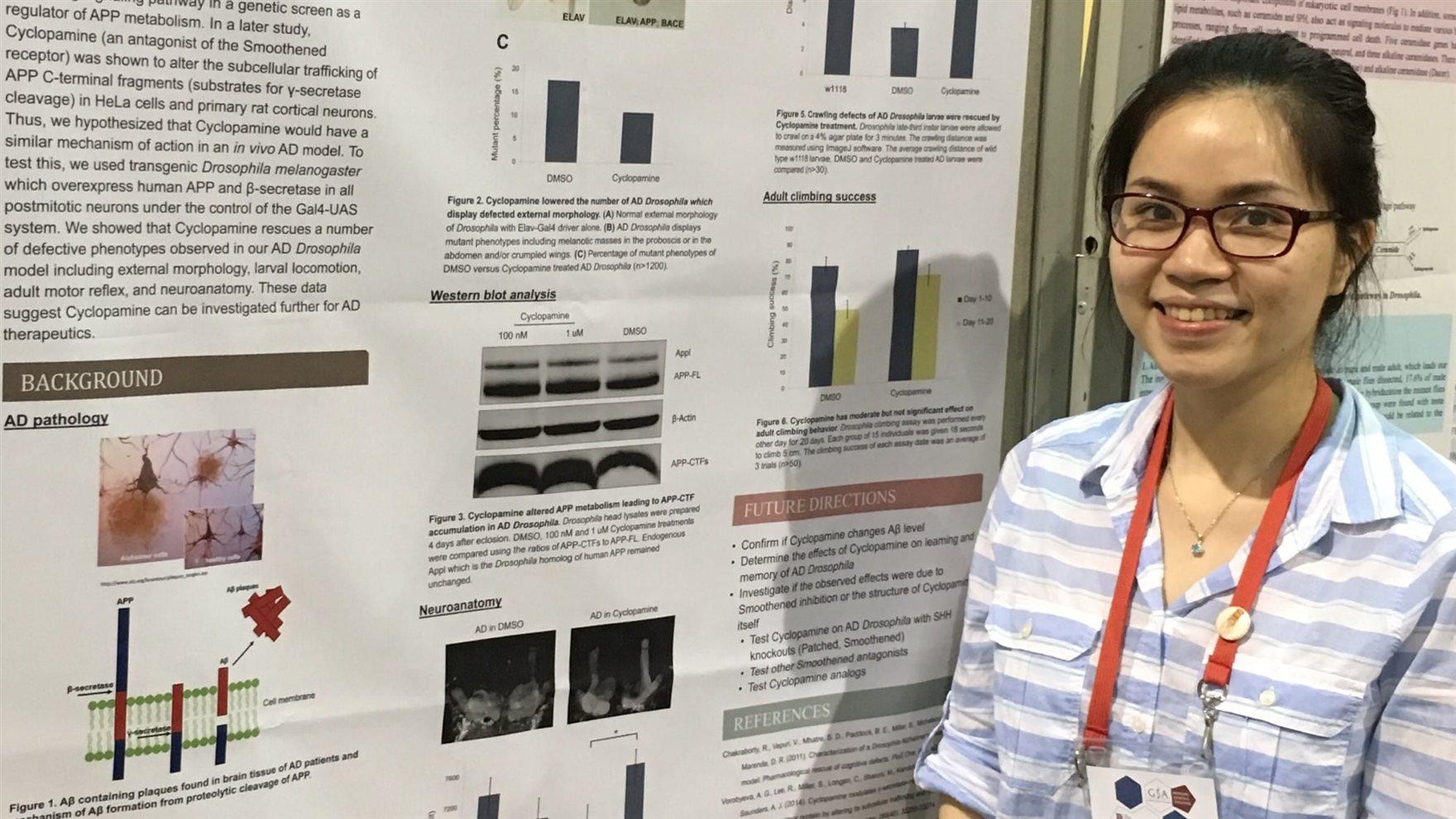 Phuong Nguyen at the Allied Genetics Conference
