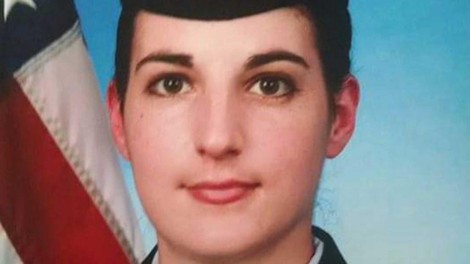 A photo of a woman in uniform