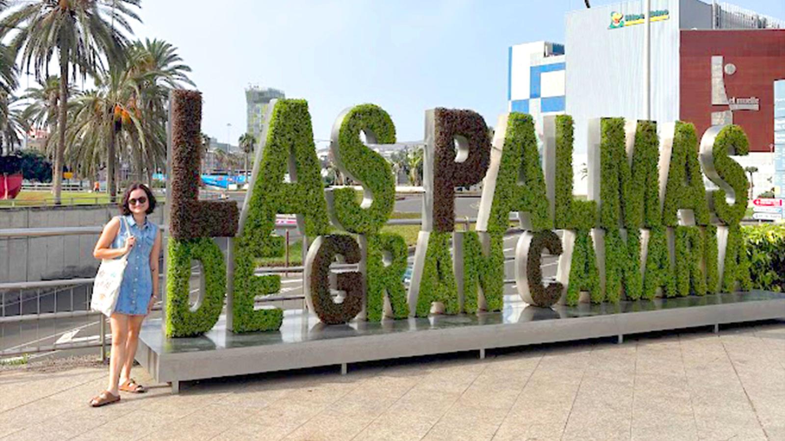 A Drexel University student studying abroad