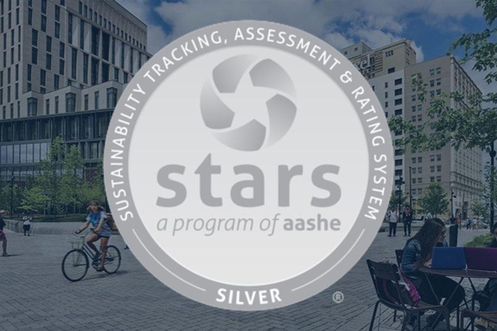 STARS Sustainability Tracking, Assessment and Rating System Silver Award logo 