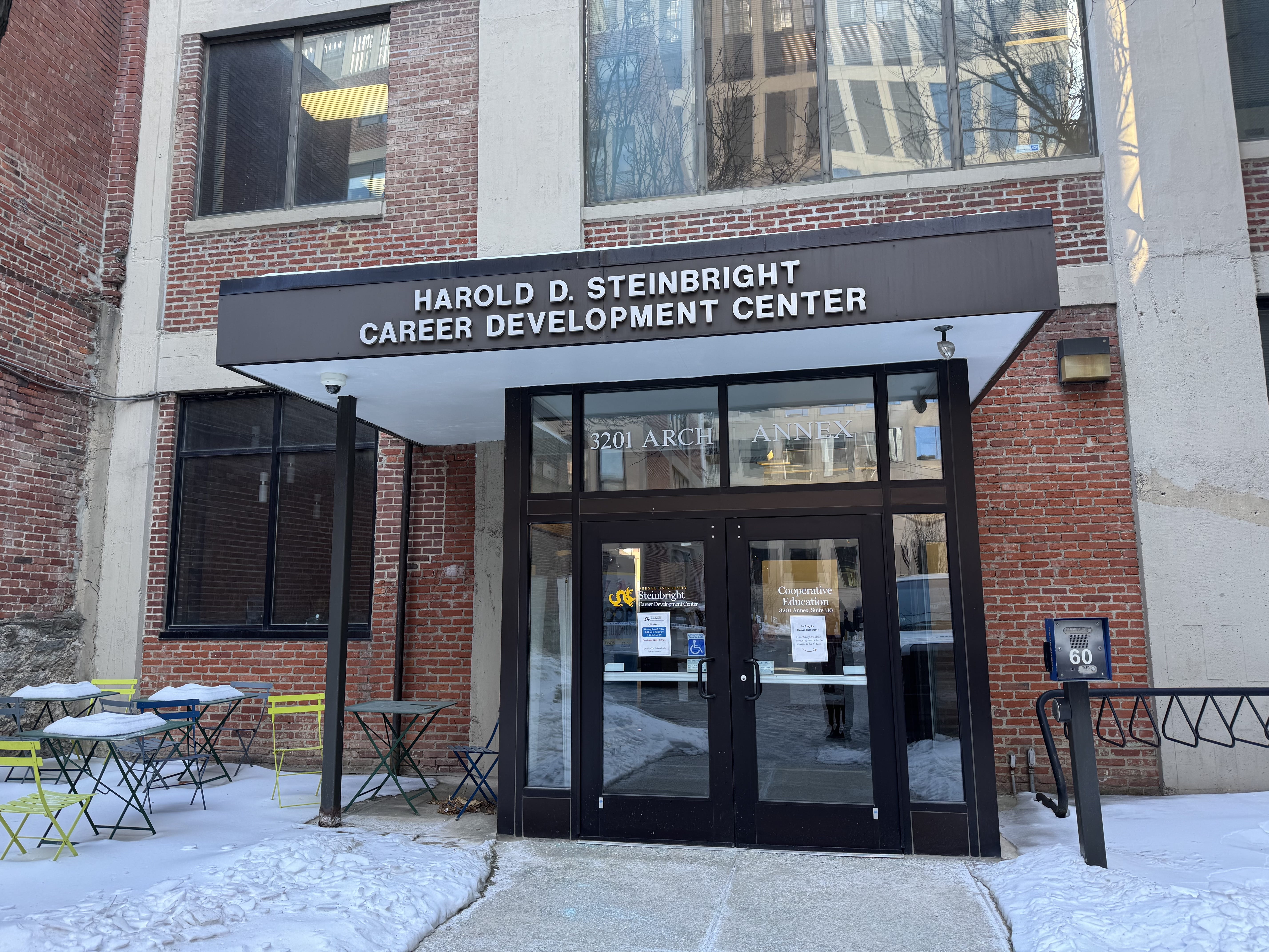 Exterior of Steinbright Career Devdelopment Center