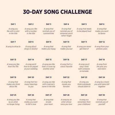 30-Day Song Challenge 