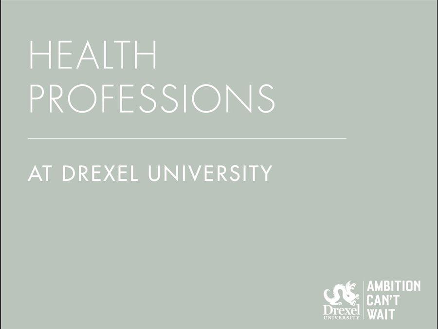 Health Professions at Drexel University