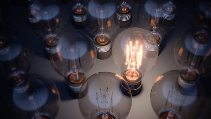 light bulbs for innovation