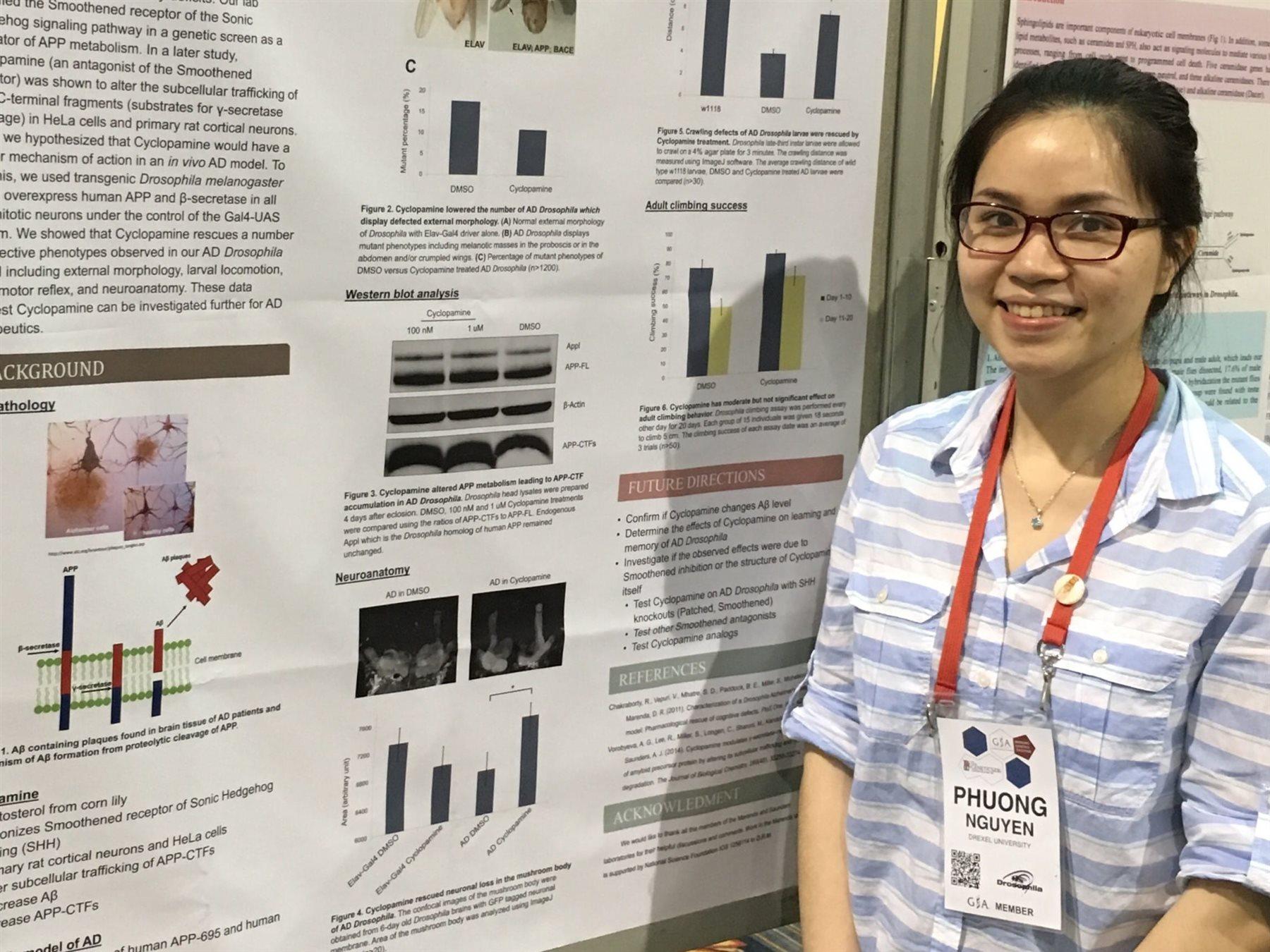 Phuong Nguyen at the Allied Genetics Conference