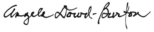 Angela Dowd-Burton's signature