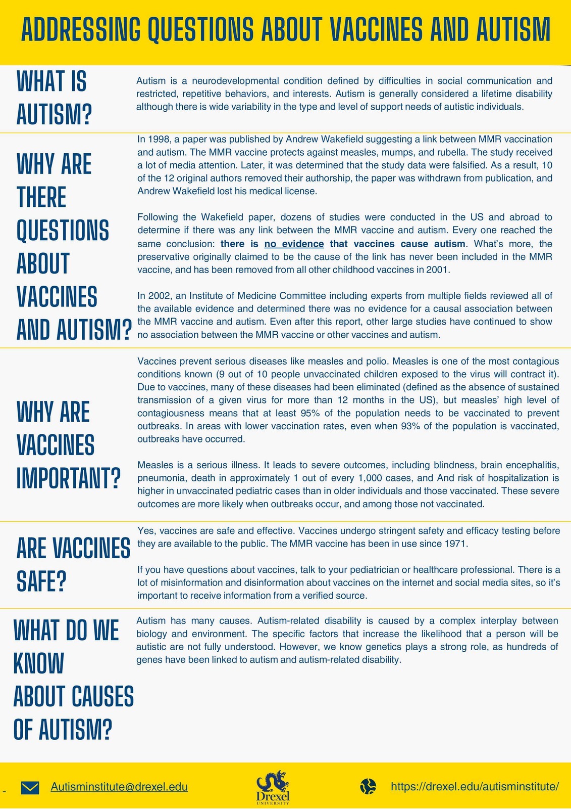 Address Questions About Vaccines