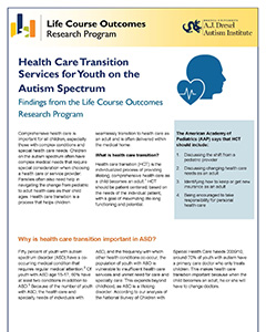 Health Care Transition Services for Youth on the Autism Spectrum ...