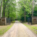 Entrance to Lacawac Sanctuary and Field Station.
