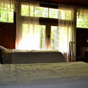 Lacawac Lodge bedroom.