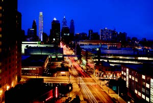 Drexel University Skyline View from Market Street