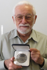 Dr. Dov Jaron with Medal