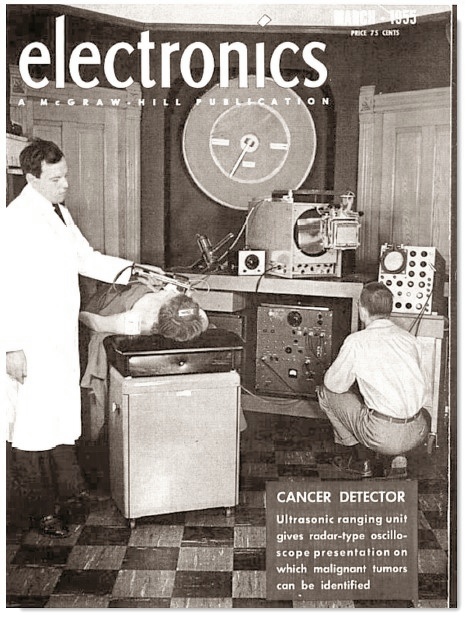 Cover of the March issue of 'ELECTRONICS' in 1955