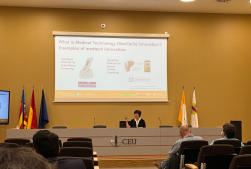 Jamie Mak, Managing Director, presents at the 2022 International Virtual Exchange Conference in Valencia, Spain 