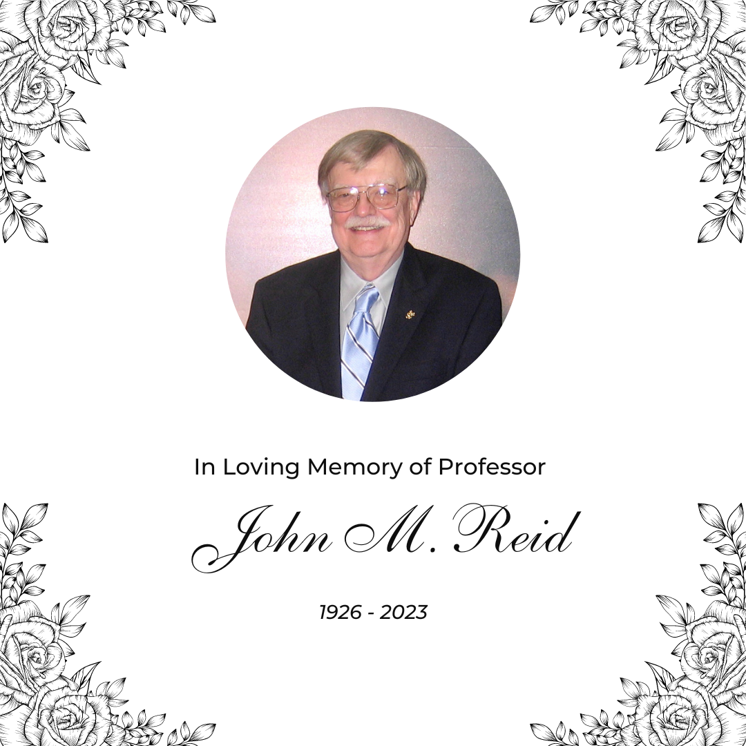 In Memory of Professor John M. Reid | Drexel BME