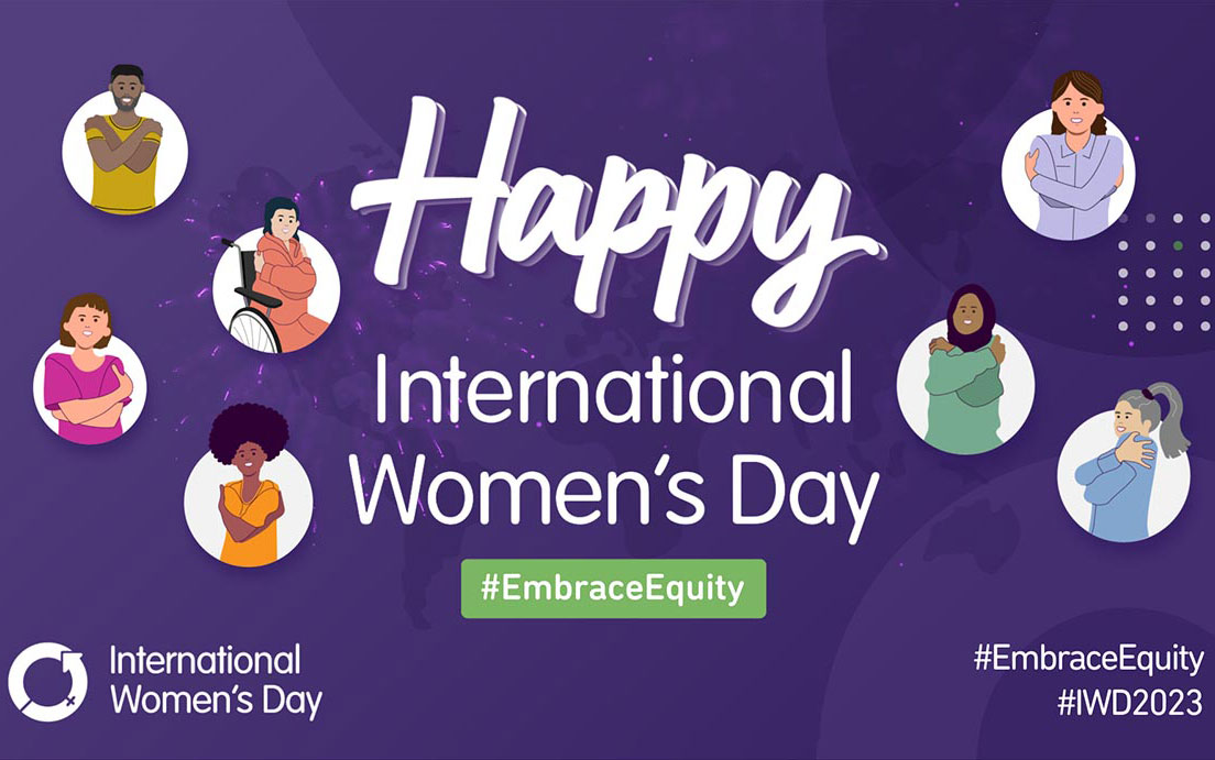 Happy International Womens Day graphic