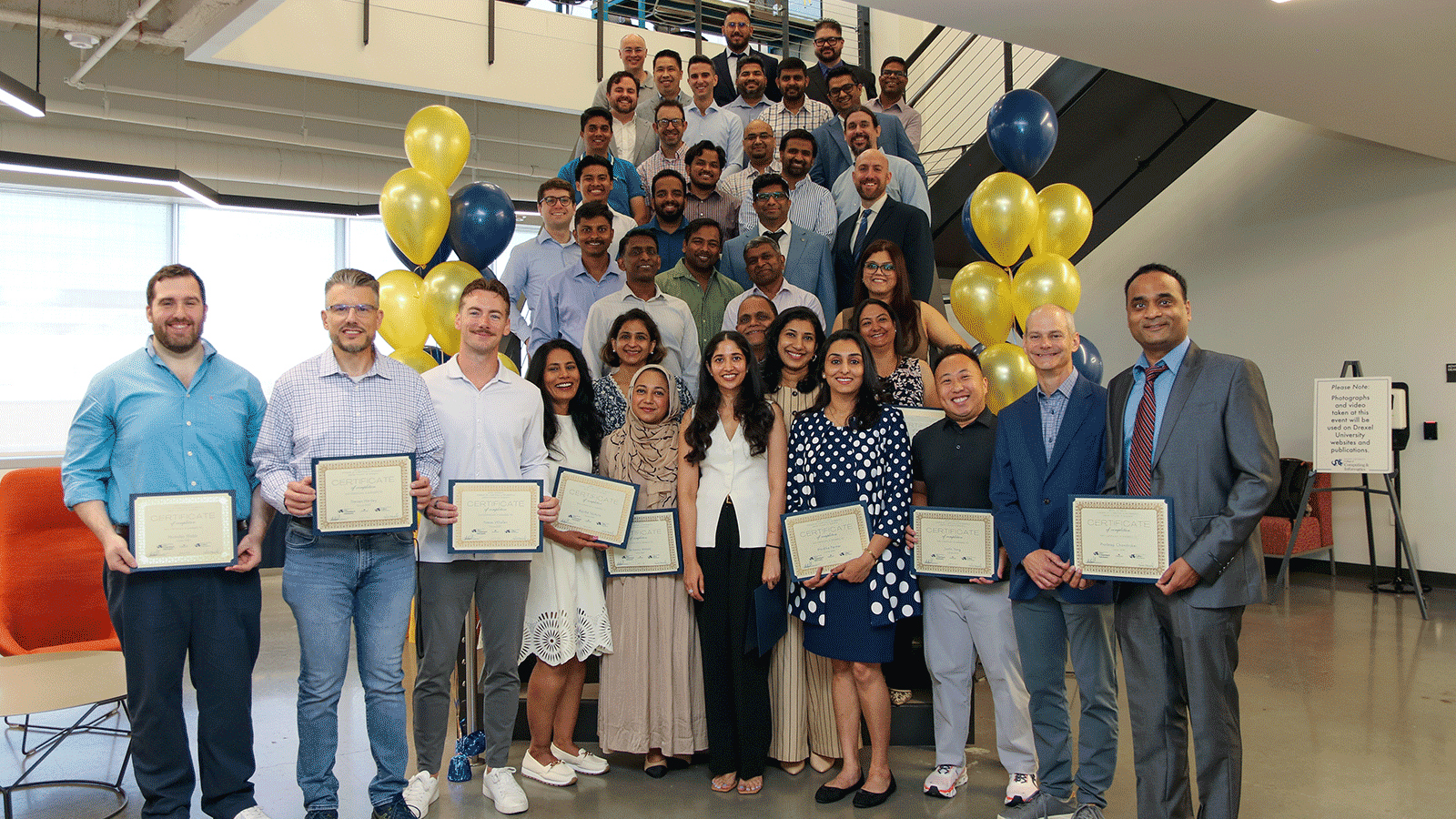 Drexel University’s Howley College School of Computer and Information Sciences and Comcast degree completion celebration.