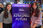 Photo of Jessica Jha and Dina Gordon at 2022 Tech It Out Conference