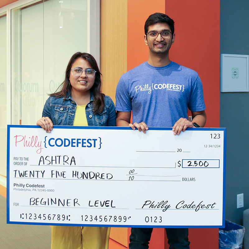 Philly Codefest 2024 team Ashtra