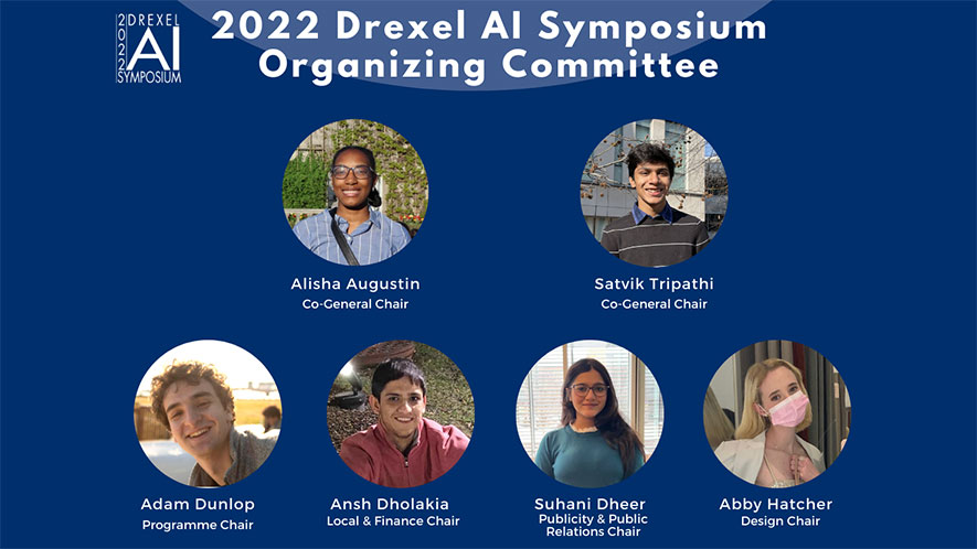 Photos of members of the 2022 Drexel AI Symposium Organizing Committee