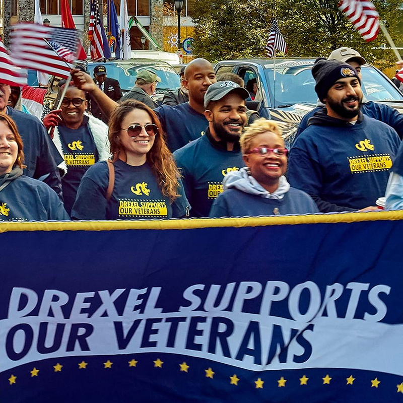 Photo of Drexel University Veterans Parade