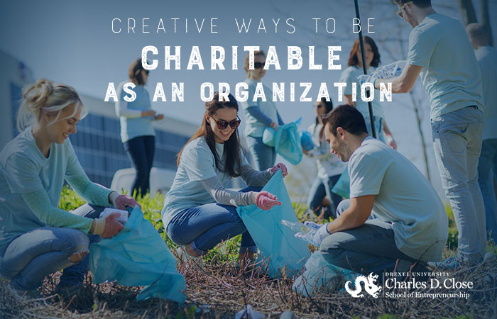 Creative Ways to be Charitable as an Organization